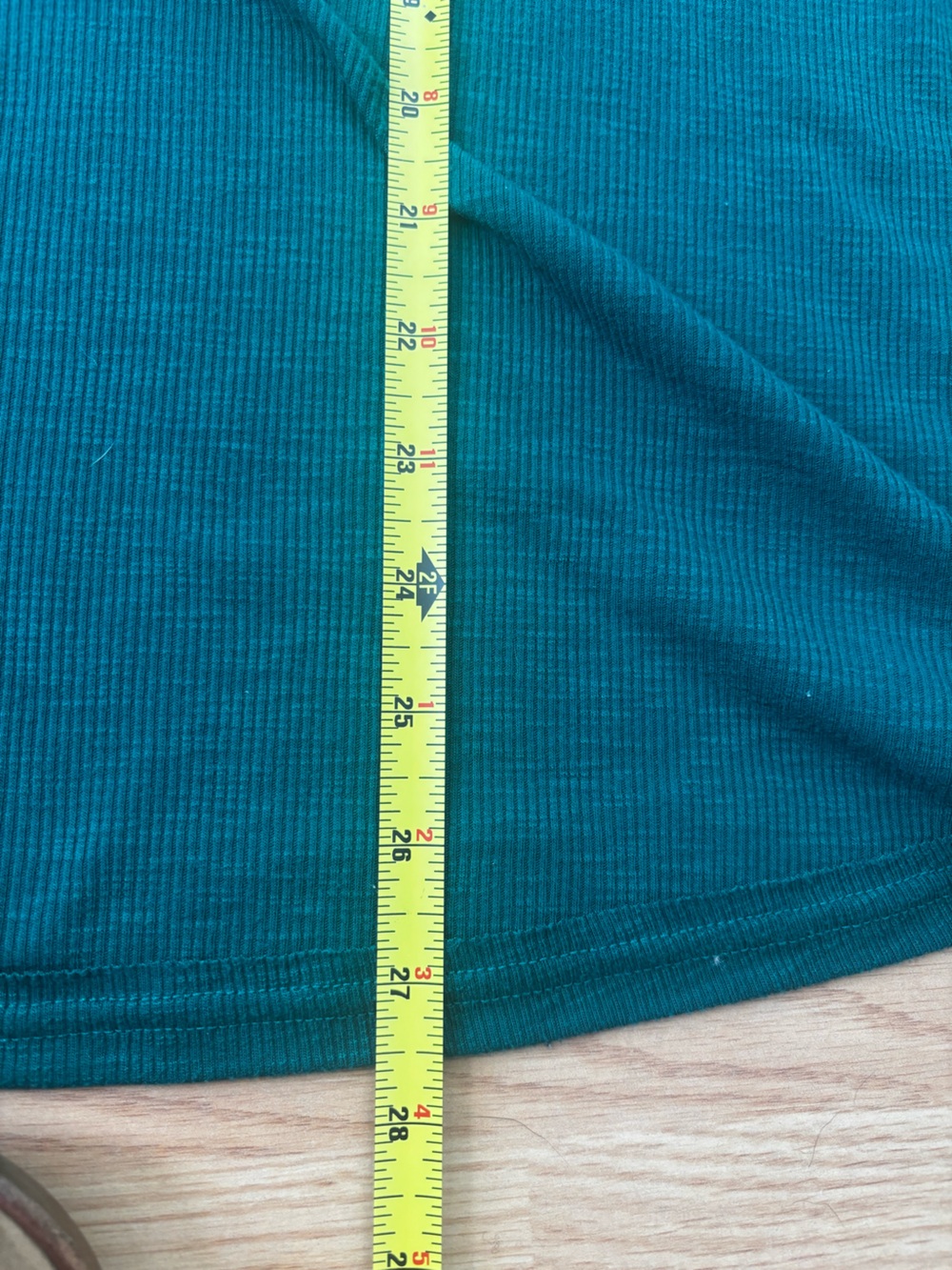 Free people intimately free Long Beach rib tank teal green large race back - Picture 6 of 7